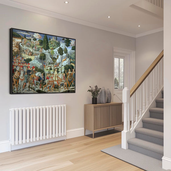 Benozzo Gozzoli Framed Artwork on Canvas Journey of the Magi