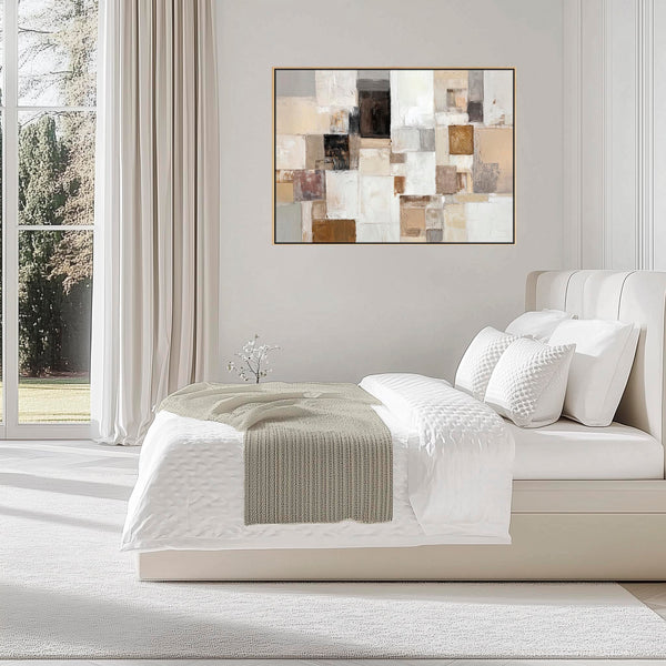 Extra Large Oversized Framed Canvas Picture - Grounded Earth