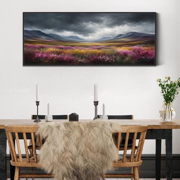 Wide Long Scottish Wall Art - Highland Panoramic