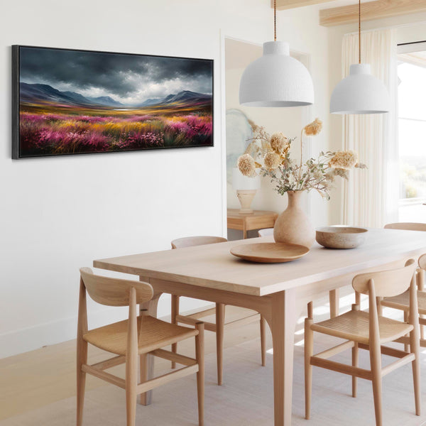 Wide Long Scottish Wall Art - Highland Panoramic