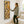 Tall Jackson Pollock Style - Vertical Framed Mustard Canvas