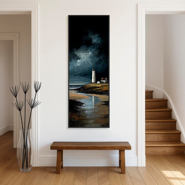 Framed Scottish Wall Art - Lighthouse - Last Light