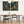 Maximalist Peacock Gold Opulence - Framed Canvas Art - Set of 2