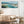 Wide Panoramic Irish Beach Landscape - Framed Teal Canvas Art