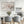 Warm Scandi Neutral Framed Blossom Wall Art for lounge - Tawny