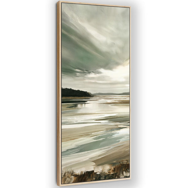 Irish Landscape Framed Coastal Wall Art Canvas - Atlantic Way