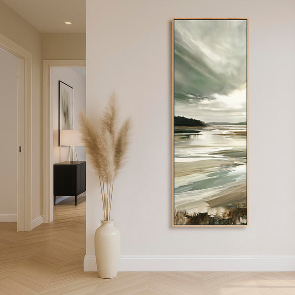 Irish Landscape Framed Coastal Wall Art Canvas - Atlantic Way