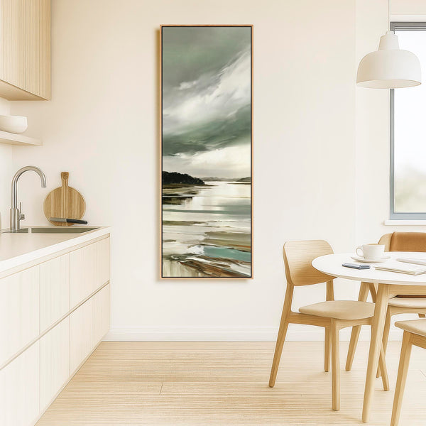 Tall Vertical Wall Art Framed - Upright Irish Mayo Landscape