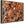 Orange Rust Cream Framed Canvas Jackson Pollock Style Abstract