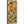 Tall Jackson Pollock Style - Vertical Framed Mustard Canvas
