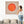 Japandi Rust Orange Moon - Canvas Picture - Frame Included