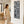 Tall Abstract Hallway Wall Art - Vertical Grey Pollock Style