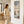 Tall Neutral Beige Entrance Hall Framed Canvas Art for Hallway