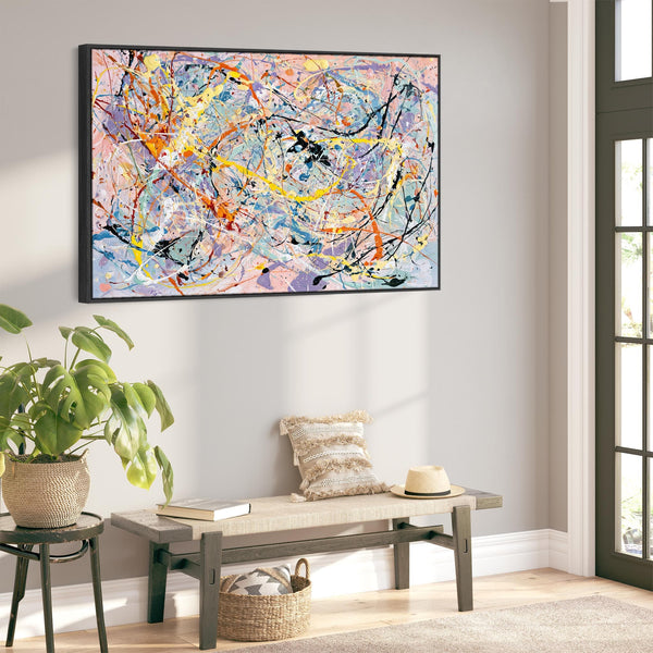 Brighten Your Living Room - Abstract Colourful Lounge Wall Art