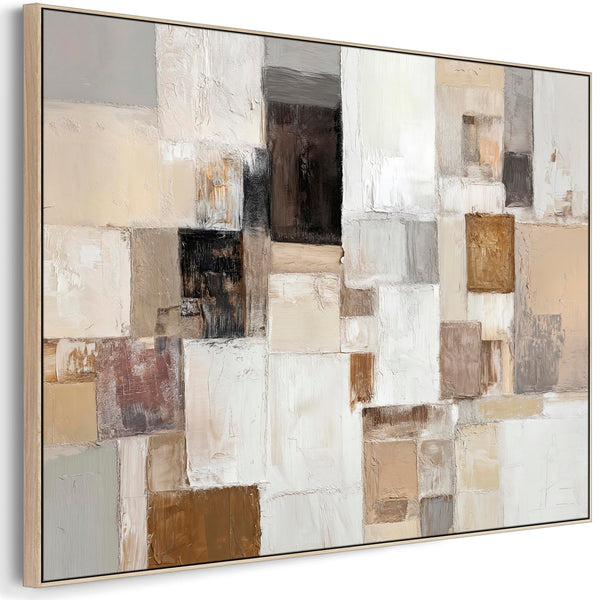 Extra Large Oversized Framed Canvas Picture - Grounded Earth