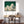 Large Emerald Green Clouds Framed Wall Art Canvas