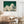 Large Emerald Green Clouds Framed Wall Art Canvas