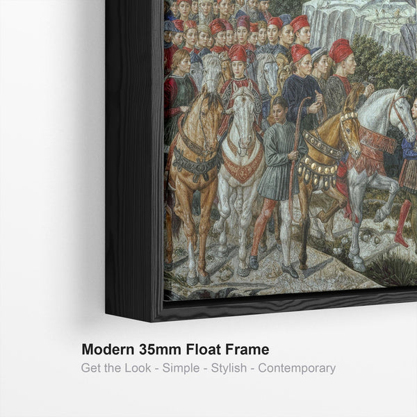 Benozzo Gozzoli Framed Artwork on Canvas Journey of the Magi