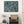 Large Teal Blue Abstract Splash Framed Wall Canvas - Ecstatic