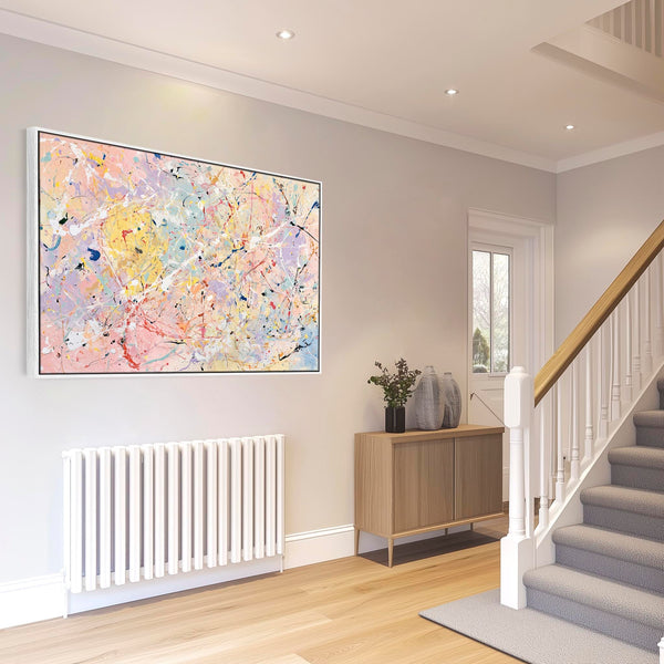 Vibrant Kitchen Make Over - Abstract Colourful Framed Wall Art
