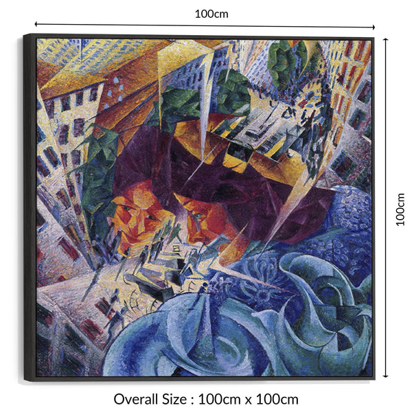 Umberto Boccioni Framed Canvas Picture Visioni Simultanee