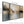 Extra Large Set of 3 Abstract Teal Reflections Tri on Canvas