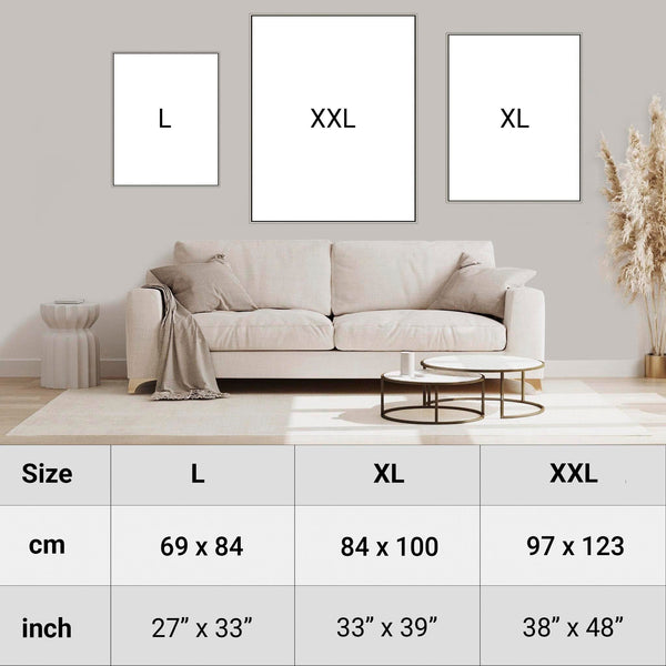 Hallway Framed Canvas Picture - Warm Neutral Entrance Artwork