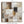 Warm Beige Cream Square Abstract Wall Art Framed - Calm Balance