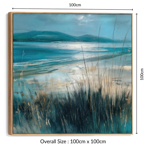 Scottish Islands Framed Coastal Beach Wall Art - Celtic Light