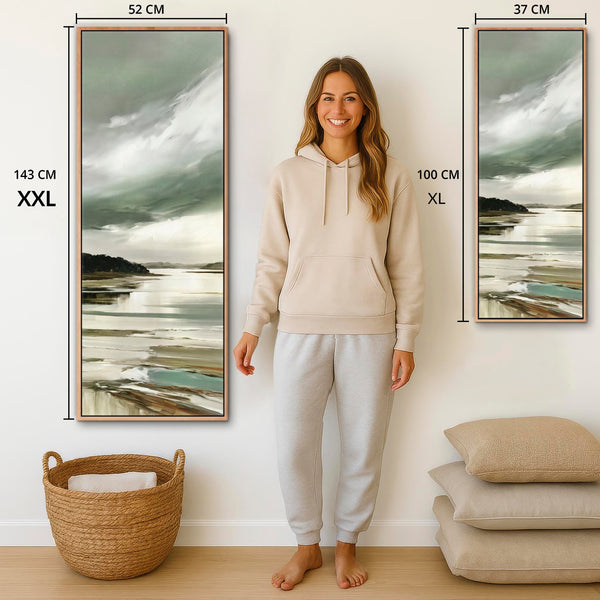 Tall Vertical Wall Art Framed - Upright Irish Mayo Landscape