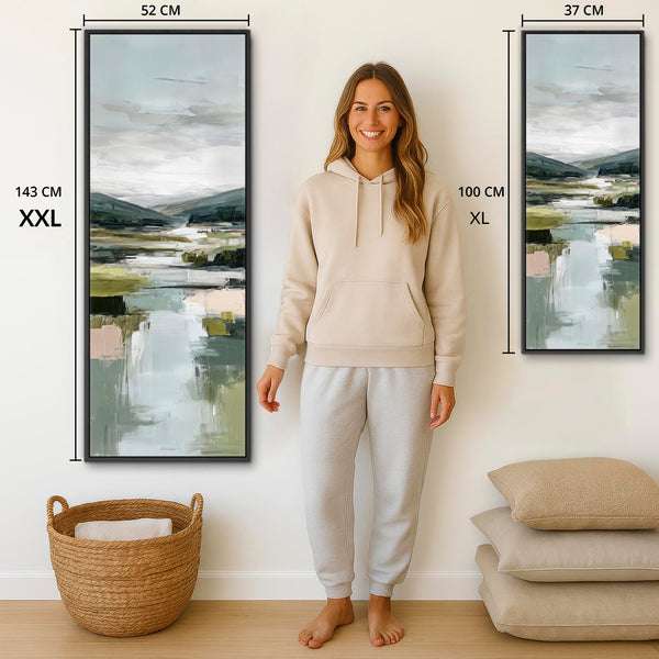 Tall Vertical Wall Art Framed - Upright Scottish Landscape