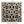 Alhambra - Moroccan Mosaic Framed Canvas - Black Cream Abstract