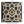 Riad Moroccan Moorish Framed Canvas Art - Black Cream Abstract