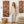 Tall Upright Orange Rust Framed Wall Art Canvas - Burnt Umber