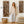 Tall Hallway Framed Vertical Canvas for Hall - Umber Espresso