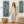 Tall Teal Hallway Framed Canvas Picture for Entrance Hall