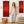 Tall Dark Red Abstract Framed Upright Canvas Wall Art - Embers