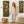 Tall Hallway Framed Canvas - Green Cream Upright Art for Hall