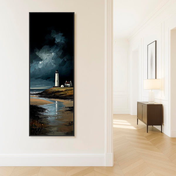 Framed Scottish Wall Art - Lighthouse - Last Light