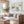 Living Room Wall Art for Lounge - Framed Green Cream Abstract