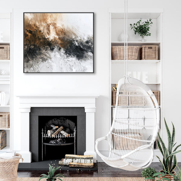 Living Room Framed Wall Art - Umber Dream - Lounge Artwork