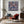 Living Room Framed Canvas Abstract Jackson Pollock Style Blue