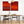 Large Mark Rothko inspired Framed Set of 2 Canvases - Red Flow