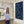 Blue White Abstract Framed Canvas Matisse Style - Exploration