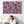 Large Mauve Purple Cream Framed Canvas - Jackson Pollock Style