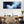 Blue White Abstract Framed Wall Art Print Panoramic - Mirage