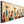 Wide Quirky Unusual Framed Canvas - Whimsical Birds on Wire