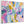 Unusual Framed Wall Art Multi-Coloured Colourful Abstract - Indulgence