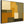 Extra Large Mustard Green Abstract Framed Canvas Artwork - Autumn Forest