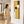 Upright Mustard Yellow Grey Vertical Framed Canvas Wall Art - Narrow Steps
